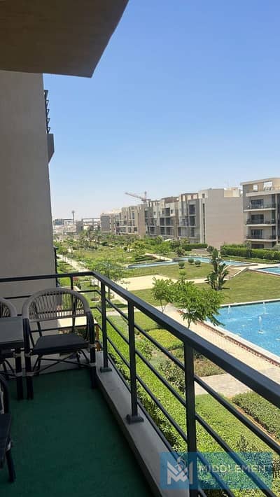 Apartment 144m 3beds fully finished and furnished+Acs North Facing View Landscape and lagoon Ready To Move Fifth Square Almarasem New Cairo