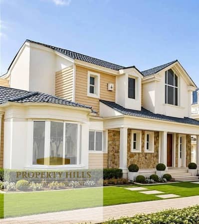 VIP Mansion with Immediate Delivery, 1,000 sqm, featuring an open view overlooking the largest green area, in Mountain View New Cairo, near Mivida, 90 Street, AUC, and Hyde Park.