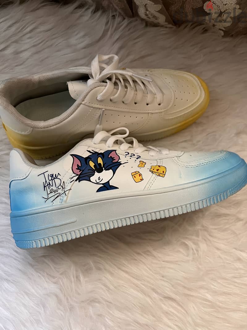 Tom and Jerry White shoes 2