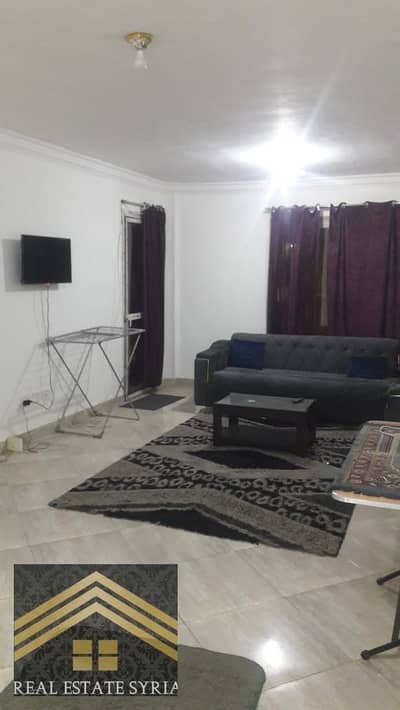 Apartment for rent, Dar Misr, first floor on the main street, 3 rooms and 2 bathrooms, fully air-conditioned