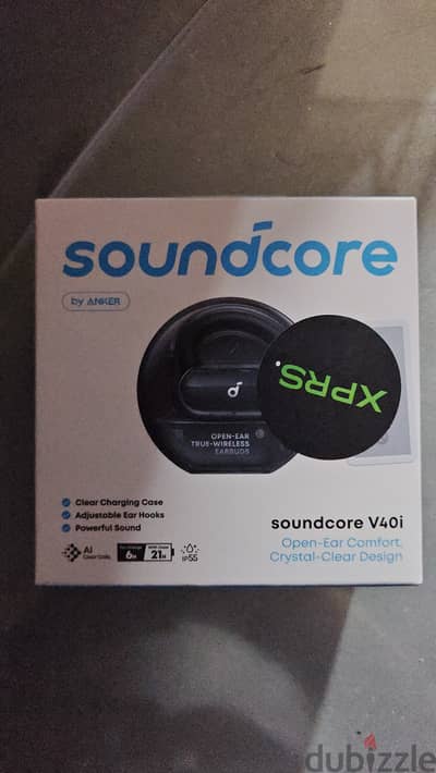 Soundcore v40i جديده لم تستخدم العلبه لسا بالبرشامه مغلقه بالضمان