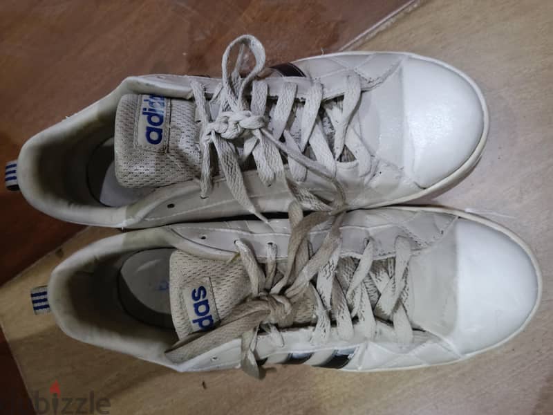 Adidas white shoes size 43 2