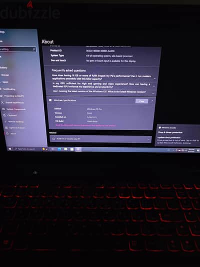 لاب توب لينوفو بحالة جيدة جدا