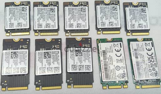 باندل عدد 10 هاردات NVME استيراد 128 جيجا كسر زيرو هيلثات 100%