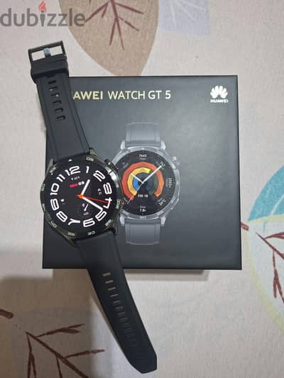 ساعه هواوي Huawei gt5 بحالة الجديده