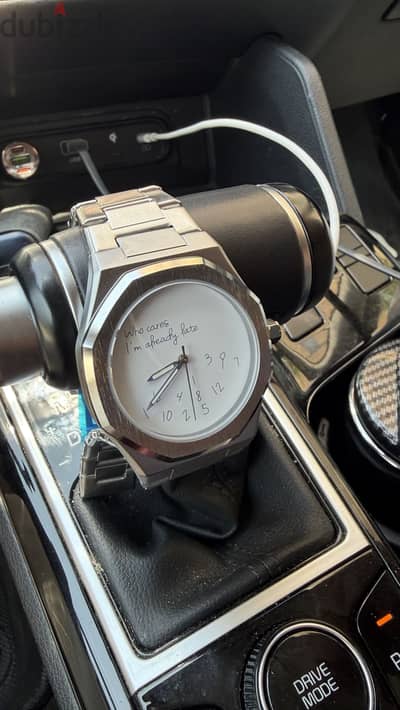“WHO CARES IM ALREADY LATE” watch “replica”