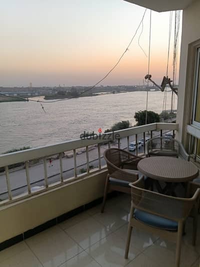 Furnished apartment for rent on Nile Corniche in Maadi