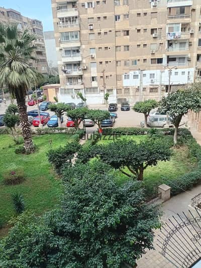 Apartment for sale 120m in Sheraton Airport, second floor, excellent view, two bedrooms, two-piece reception, 2 bathrooms, kitchen, prime location, close to all amenities