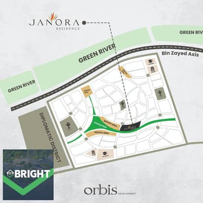 شقة 3 غرف للبيع في العاصمة الإدارية بإطلالة بحرية | كمبوند Janora Residence