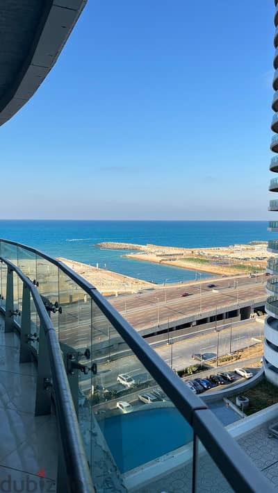 استوديو للايجار في أبراج العلمين الجديده مكيف  بالكامل مباشر علي البحر