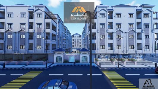 للبيع مساحة عائلية 3 غرف 120متر بالحجاز الرئيسي- عقد اخضر - كمبوند متكامل -مقدم 30% فقط - خصم 20% للكاش
