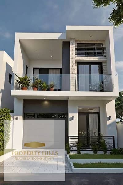 Double View Villa for sale in New Cairo at the lowest price in the market