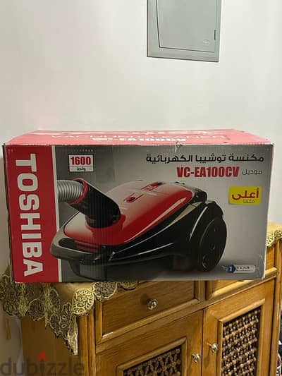 مكنسة توشيبا ١٦٠٠ وات جديدة