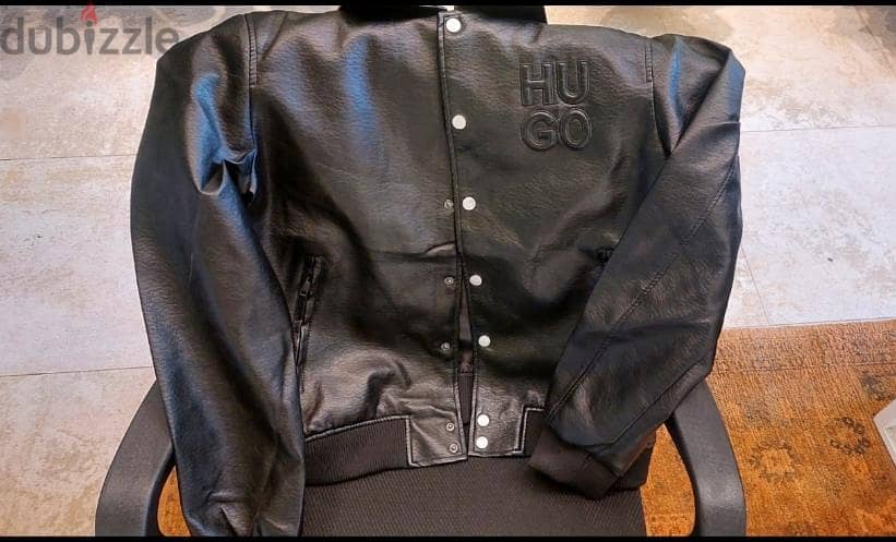 Hugo boss leather jacket mirror 1