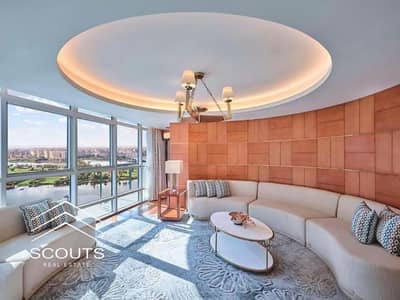 Unit with the lowest price and highest investment return for sale on the Nile fully finished on the key in reve du nil Maadi next to the Hillton Hotel