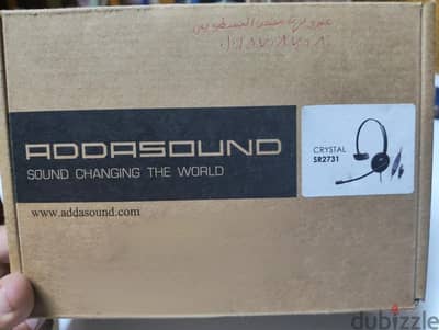 سماعة ADDASOUND Crystal SR2731 أصلية - بحالة ممتازة