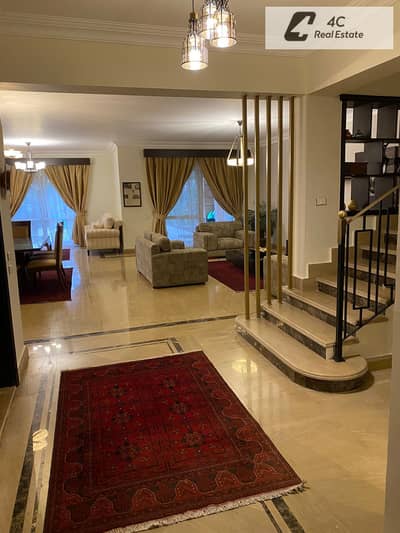 فيلا مفروشه متشطبه الترا مودرن استلام فورى باقل سعر فى الماركت للبيع فى كمبوند بلاجيو -Bellagio موقع مميز بالقرب من الجامعة الأمريكية والجولدن سكوير