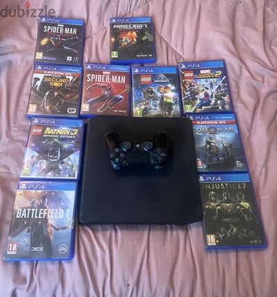 PlayStation 4 fat with games
