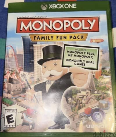 monopoly family fun pack xbox one cd