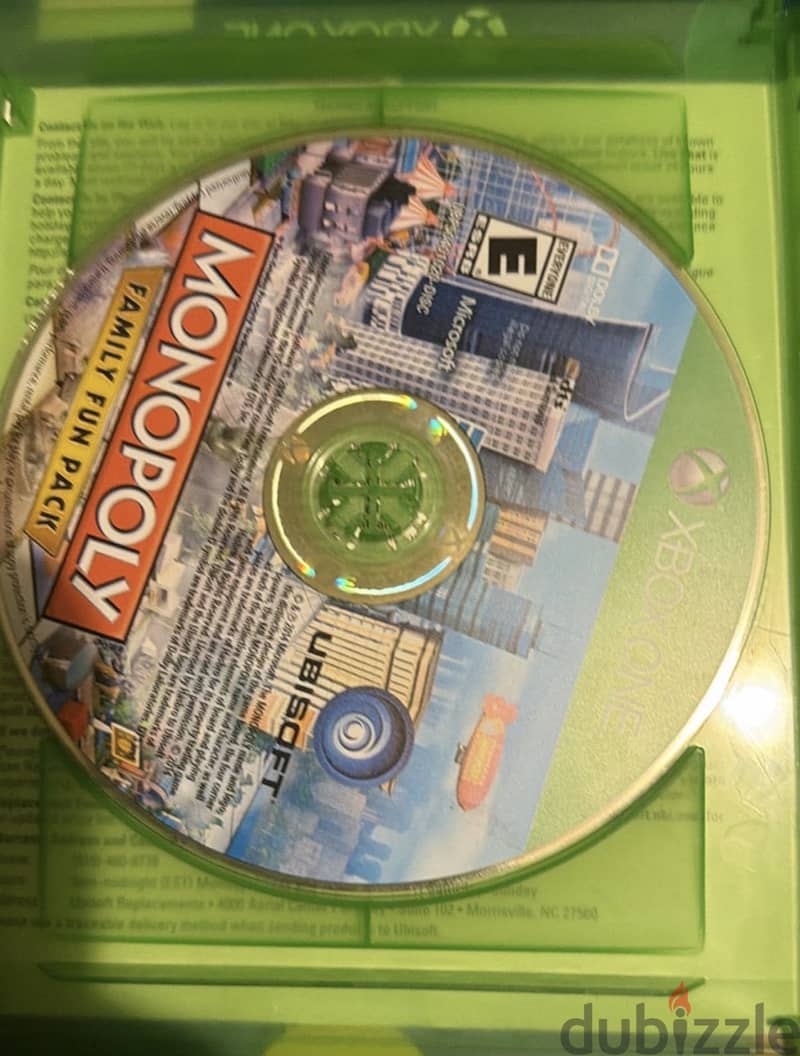 monopoly family fun pack xbox one cd 2