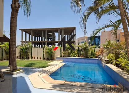 توين هاوس فيلا مفروش بحمام سباحة للإيجار في قطامية ريزيدنس - القاهرة الجديدة