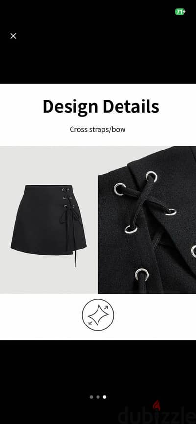 Black Rockstar Skirt