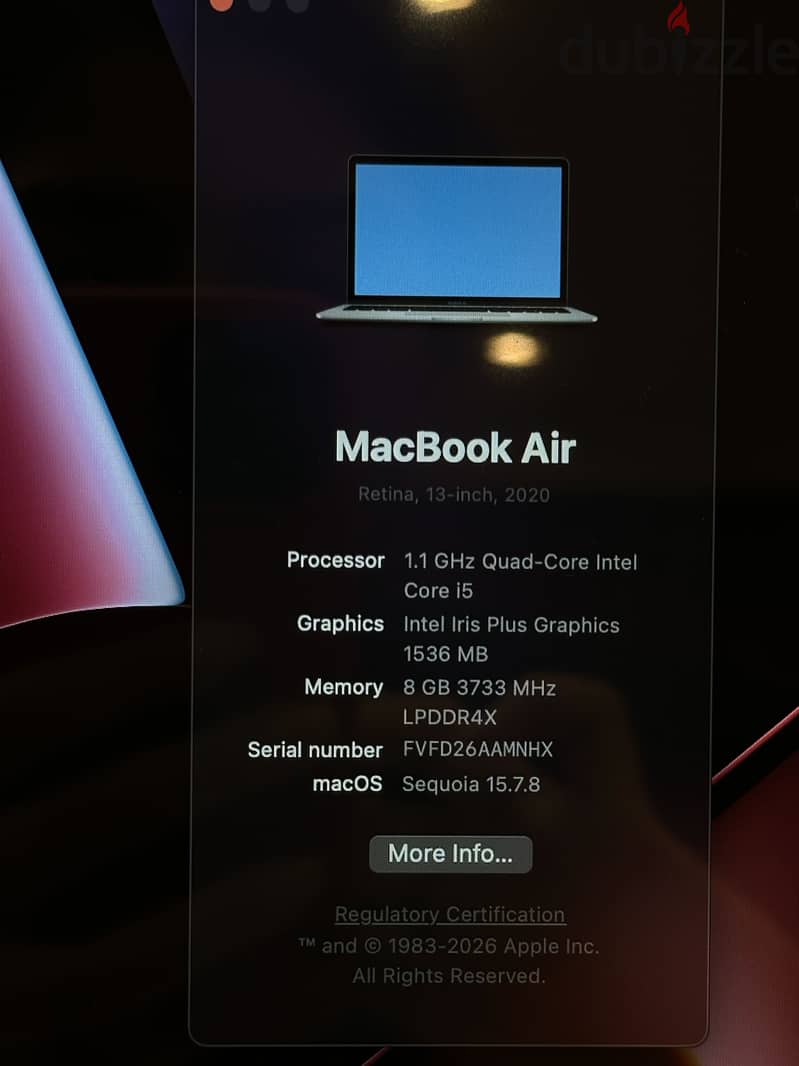 MacBook Air 2020 Intel 1