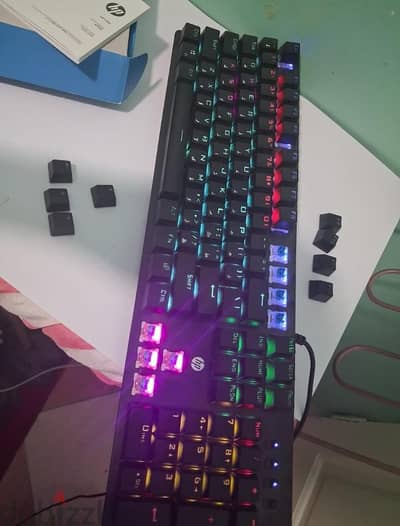 كيبورد HP GK100F Gaming Mechanical