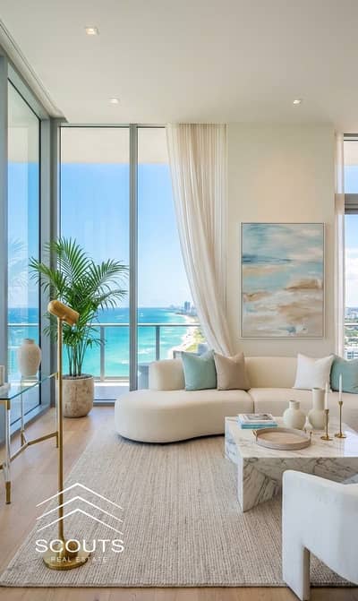 Ready to Move In | Fully Finished Ultra Super Lux Apartment for Sale in Mazarin, New Alamein with Tower View