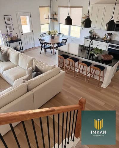 460m² villa, finished with air conditioning / ready for viewing / for sale in installments in the First Settlement, opposite the airport - Cairo, inde