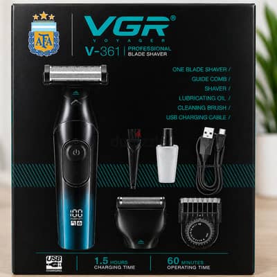 ماكينة حلاقة VGR V-361 أصلية – 2 في 1