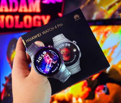 الفاخرة Huawei Watch 4 Pro Titanium (eSIM) بالاستراب التيتانيوم