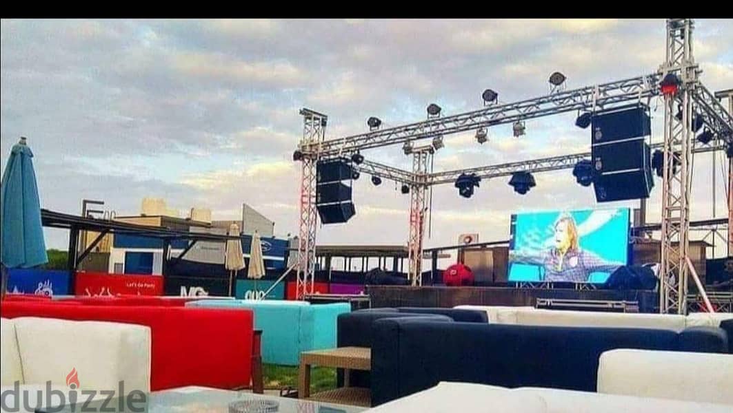 Stage led screen light system Sound Speaker 1