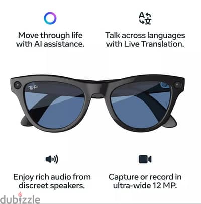 RayBan Meta Wayfarer - Gen1- نظارة راي بان ميتا أصلية الجيل الأول