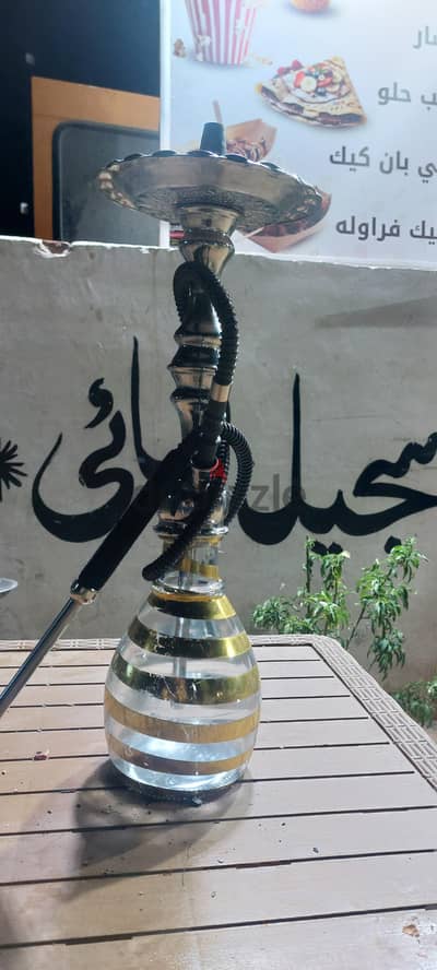 شيشه hokah أصلى متوسطة الحجم
