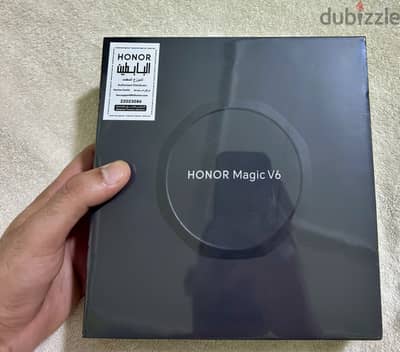 Honor Magic V6 5G 512GB 16GB RAM - جديد متبرشم احمر خالص ضريبة