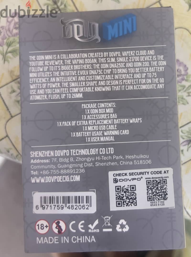 Odin Mini DNA75C 21700 Mod 2