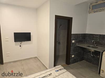 Fully furnished studio for rent and air-conditioned 3 minutes to the American University