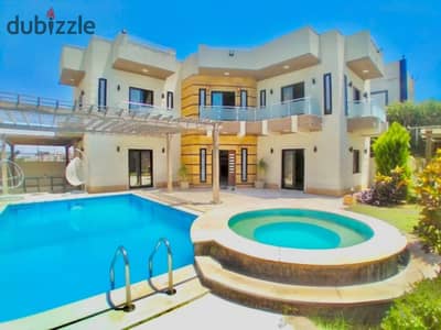 Villa with private swimming pool for rent in Al-Bawmi, King Mariout | Alexandria •