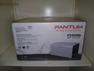 طابعة ليزر Pantum P2509W جديدة بالكرتونة - وايفاي - أبيض واسود
