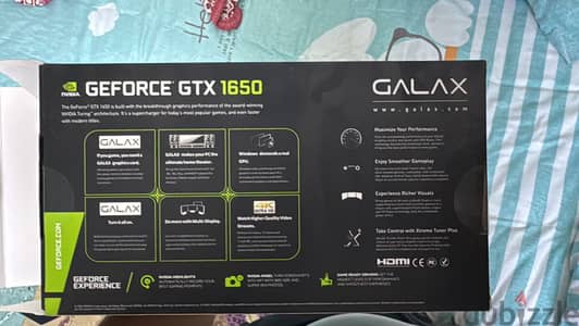 كارت GALAX GeForce GTX 1650 EX - 4GB للبيع 