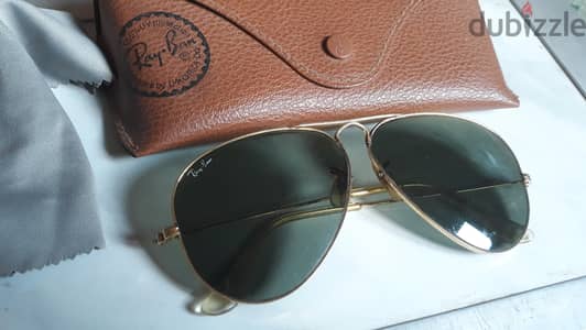 نظارة ريبان امريكي اصلي rayban sunglasses aviation USA size 58