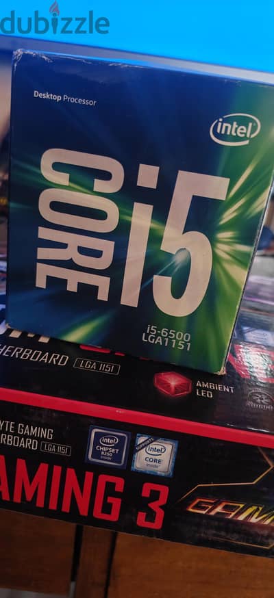 باندل b250m gaming 3 + i5 6500
