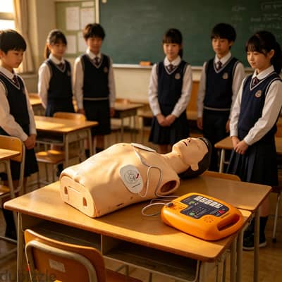 جهاز تدريب على صدمات القلب (AED Trainer) جهاز تدريب على صدمات القلب (AED Trainer)