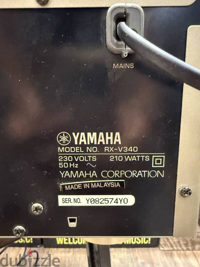 Amplifier Yamaha RX-V350 3