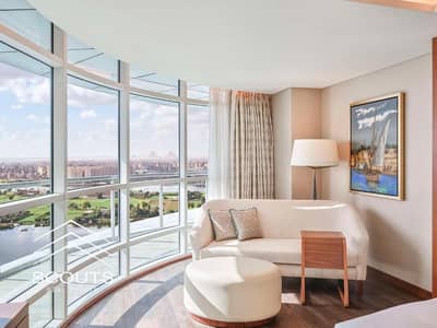 With the highest return on investment in dollars, an apartment for sale with a direct view of the Nile, ready for immediate occupancy, fully furnished