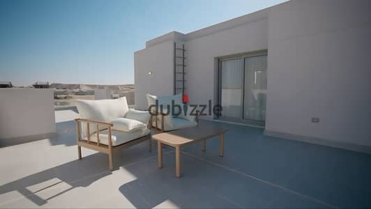 ⁠fully finished plus AC’s & kitchen Chalet  for sale in a prime location in Ras El Hekma directly on the lagoon.