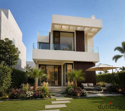 Standard Villa Al-Wan 415 meters in the Sixth Gathering Compound, the Sixth Gathering, installment over 10 years with a down payment of 2.5%