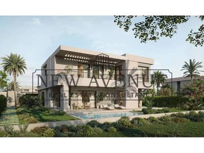 LOWEST DOWNPAYMENT Fully Finished 3 Bedrooms Twinhouse Prime Location With 8 Years Installments in Grova By Hassan Allam New Cairo