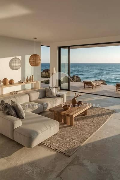 FIRST ROW 3BED Chalet 5% DP With ACs UP To 10Y IN North Coat With ORA Sa7el